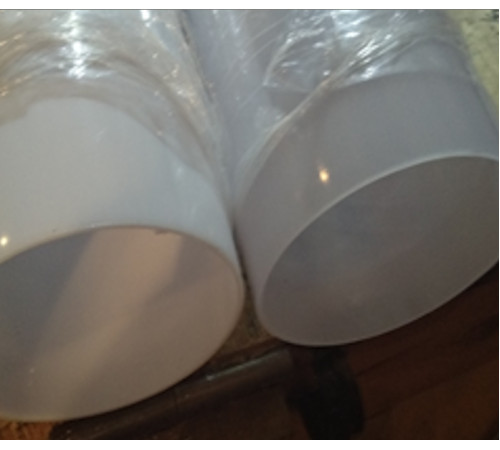 Труба из поликарбоната 110 мм толщина 2,3 мм Белый купить в Минске