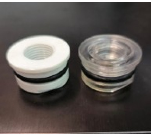 Внутренняя заглушка для трубы 30мм с уплотнительным кольцом (в комплекте) Прозрачный купить в Минске