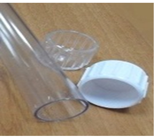 Труба из поликарбоната 25 мм толщина 1,5 мм прозрачный купить в Минске