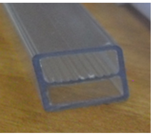 Профиль для поликарбоната Квадро №3 13х11 мм Прозрачный купить в Минске