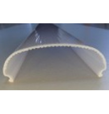 Рассеиватель РС76 (рифленый) Белый