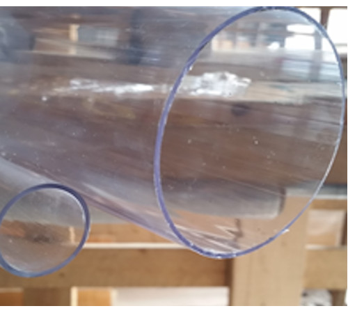 Труба из поликарбоната 90 мм толщина 1,5 мм Прозрачный купить в Минске