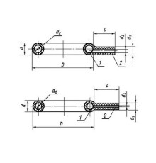 Резинотканевые прокладки полые круглого сечения 1040x45x220 мм тип 1а ГОСТ 6051-76