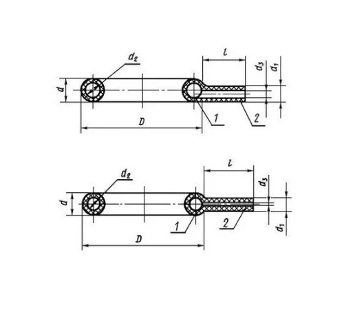 Резинотканевые прокладки полые круглого сечения 1100x50x250 мм тип 1а ГОСТ 6051-76 купить в Минске